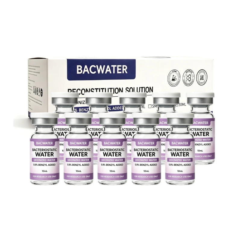 10ml Bacteriostatic Water 10 Pack – Bac Water for Lab & Peptide Reconstitution
